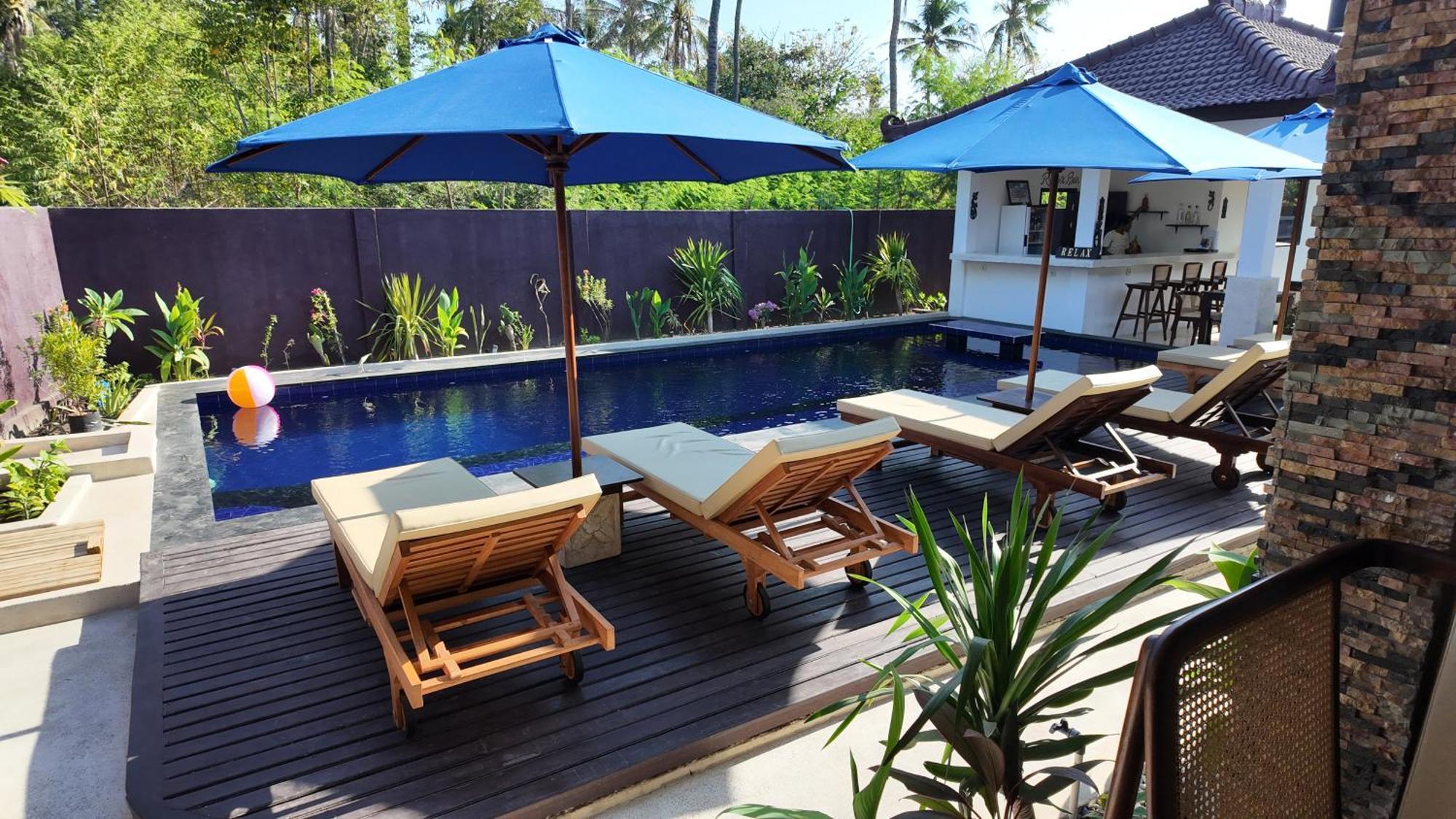 Relax Villas Gili Air Bagian luar foto