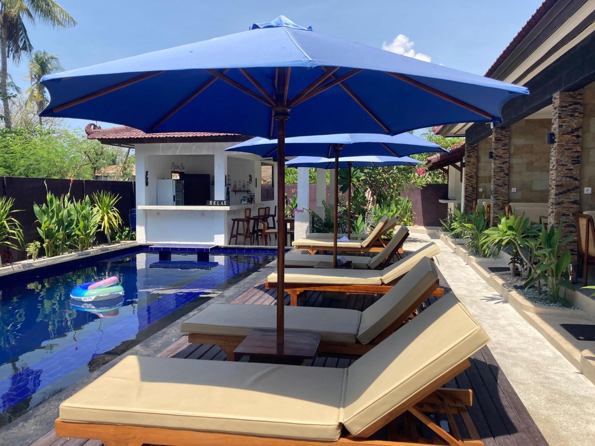 Relax Villas Gili Air Bagian luar foto