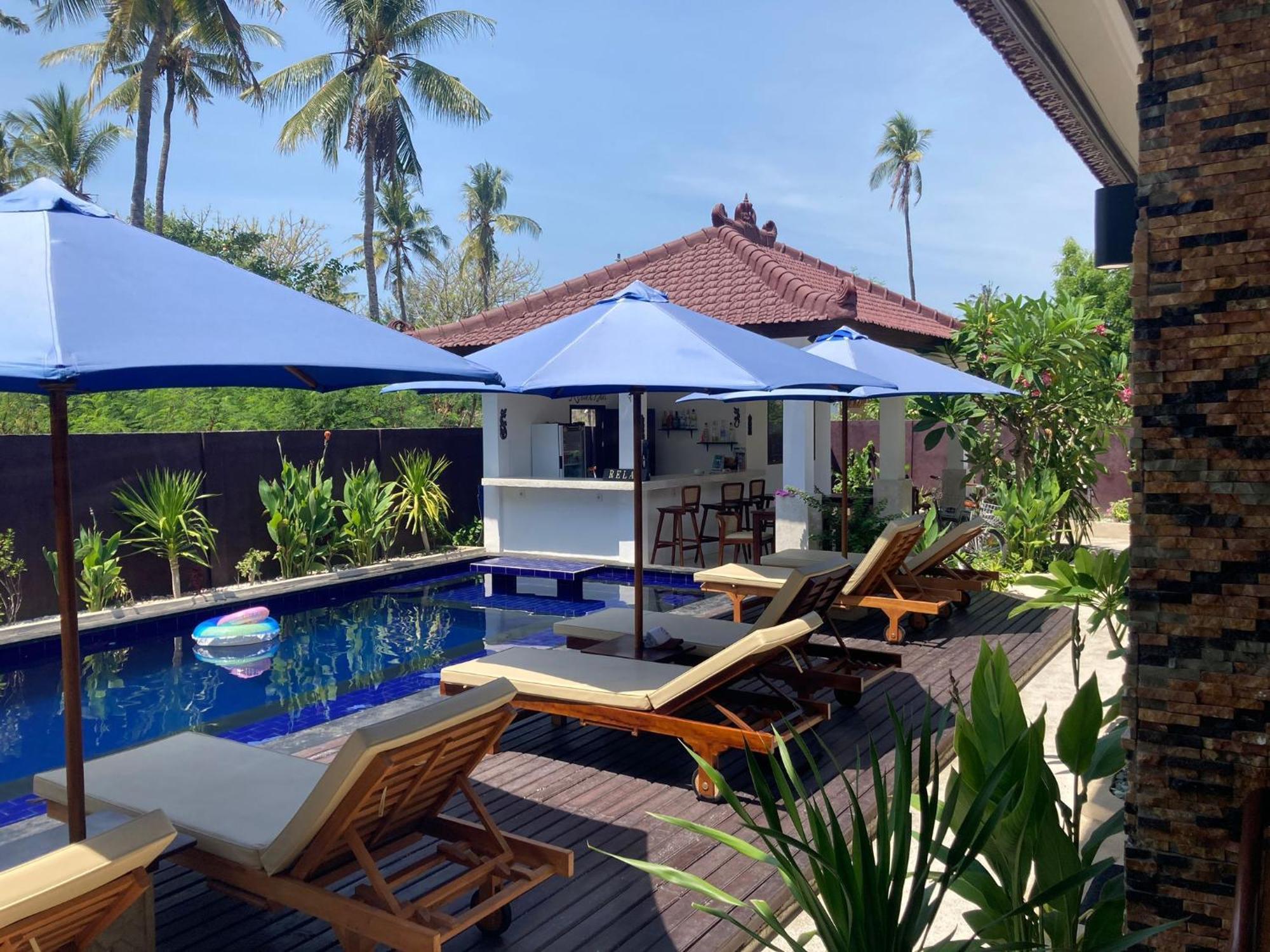 Relax Villas Gili Air Bagian luar foto