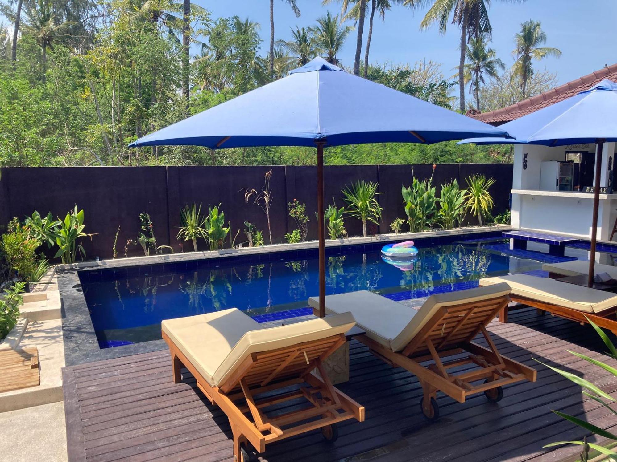 Relax Villas Gili Air Bagian luar foto