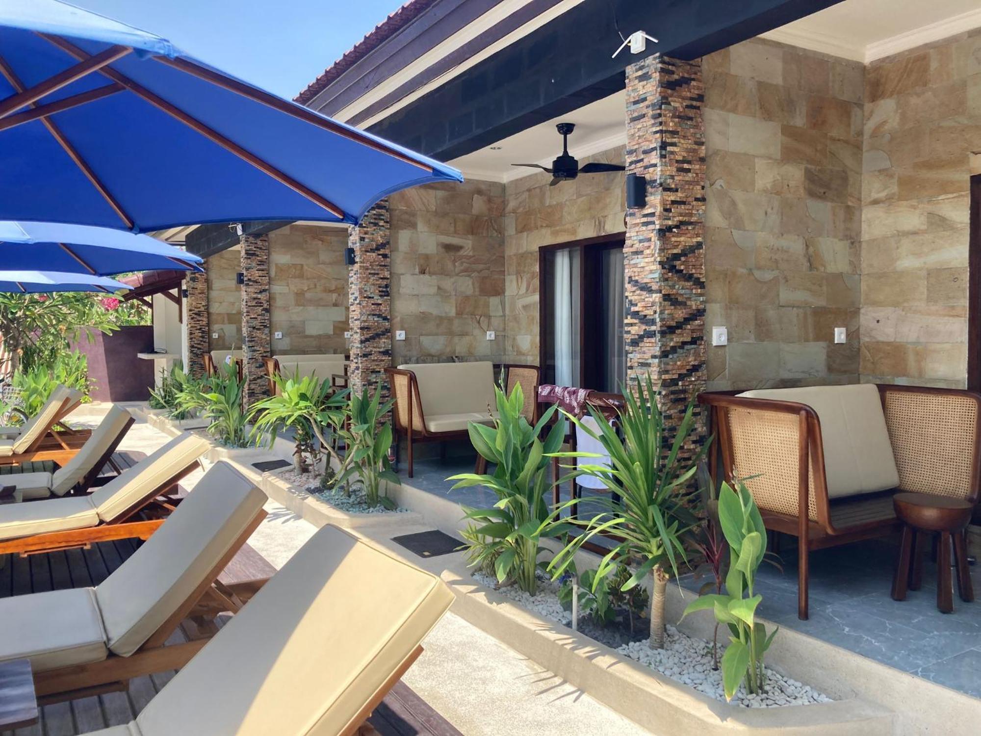 Relax Villas Gili Air Bagian luar foto