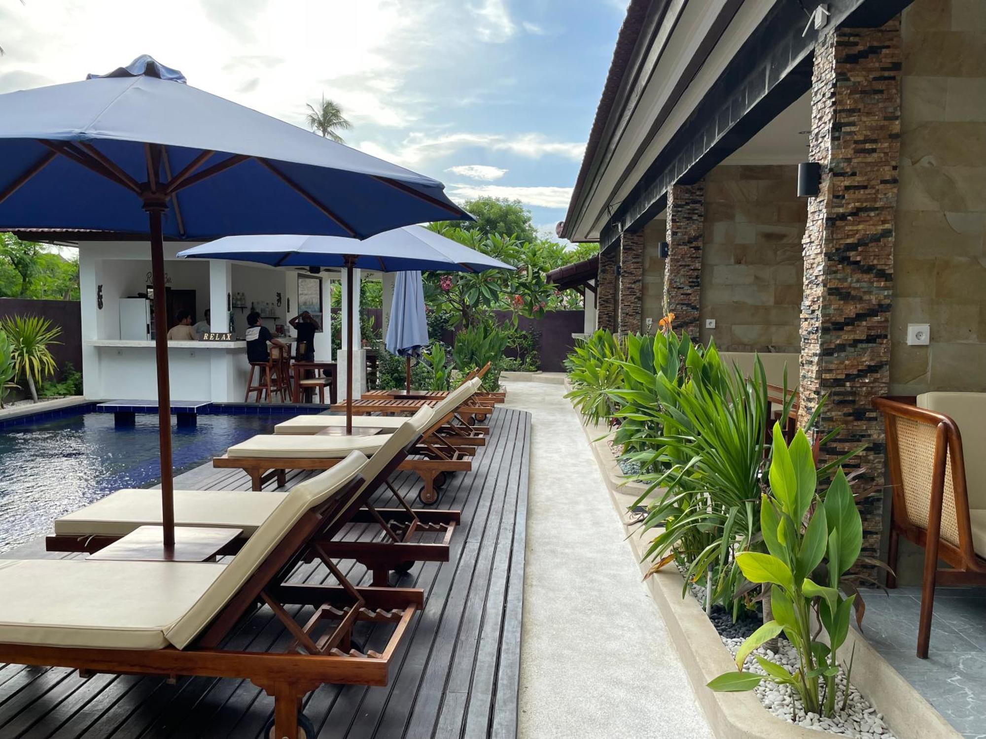 Relax Villas Gili Air Bagian luar foto